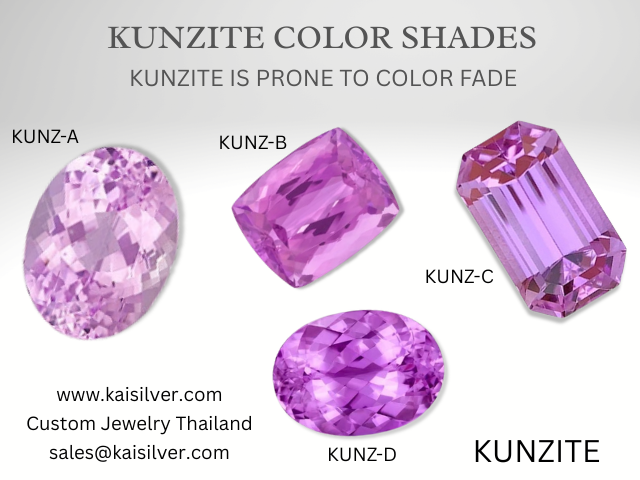 kunzite gems for rings
