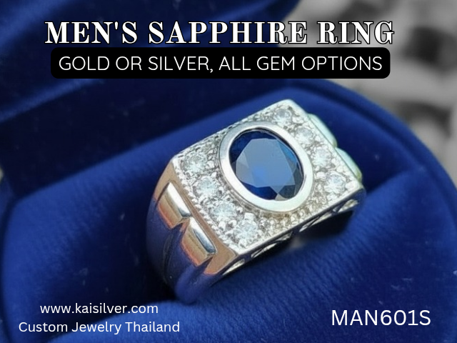 sapphire ring for men