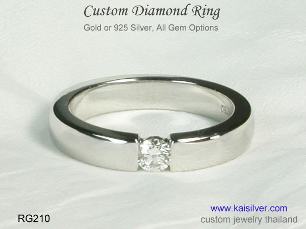 diamond band ring for men